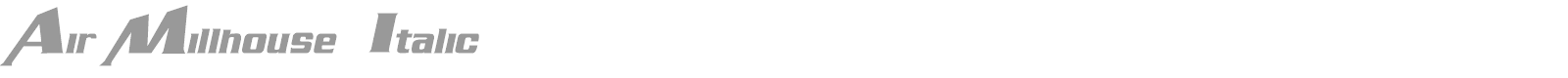 Air Millhouse font preview