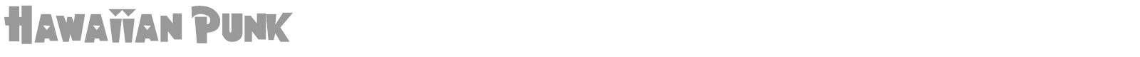 Hawaiian Punk font preview
