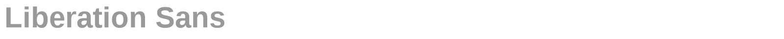 Liberation Sans font preview