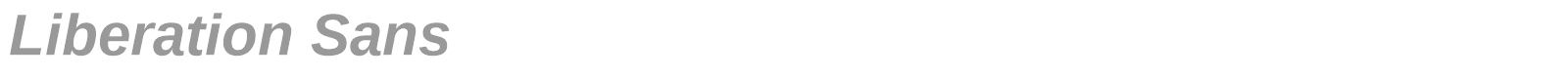 Liberation Sans font preview