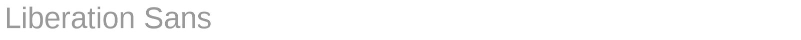 Liberation Sans font preview