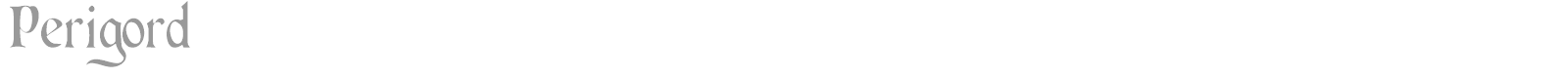 Perigord font preview