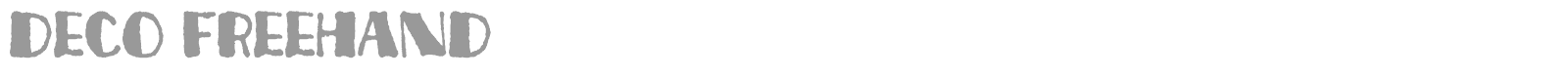 Deco Freehand font preview