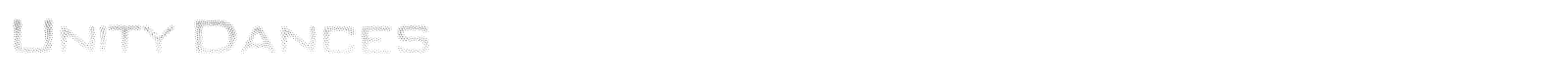 Unity Dances font preview