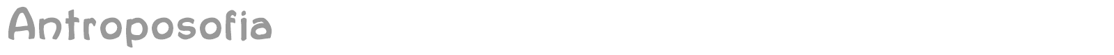 Antroposofia font preview