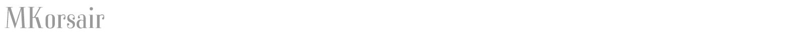 MKorsair font preview