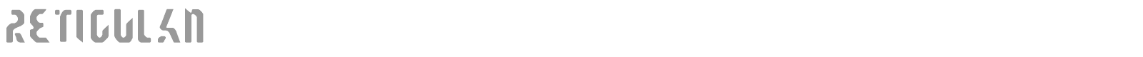 Reticulan font preview