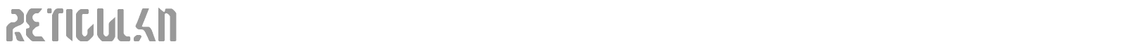Reticulan font preview