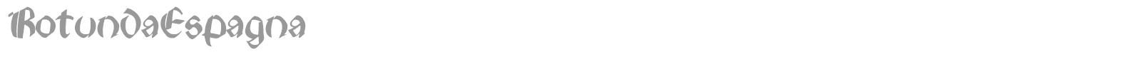 Rotunda Espagna font preview