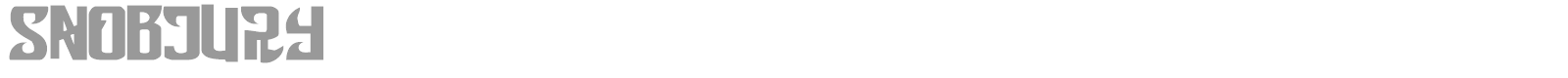 Snobjury font preview