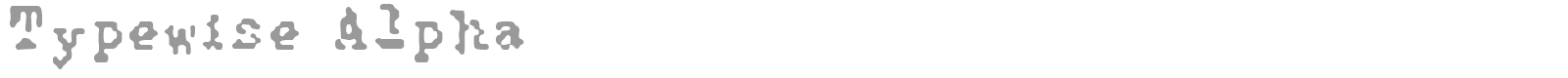 Typewise font preview