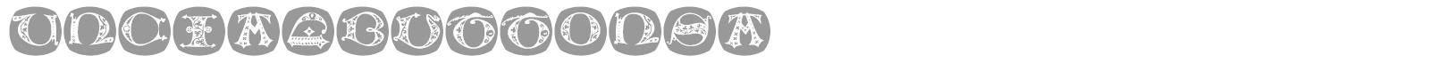 Uncial Buttons font preview