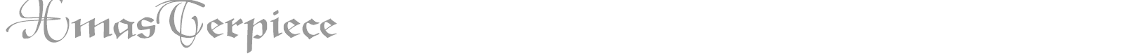 XmasTerpiece font preview