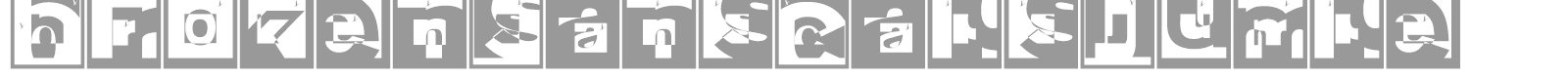 Broken Sans font preview