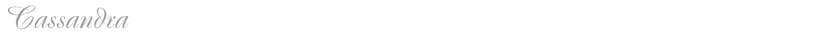 Cassandra font preview