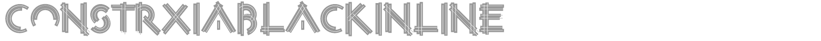 Construxia font preview