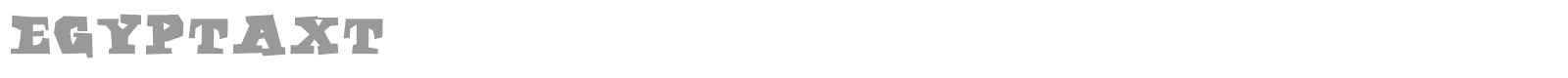 Egypt Axt font preview