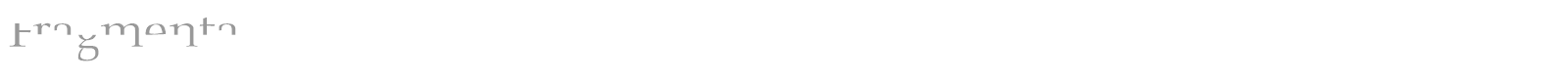 Fragmenta font preview