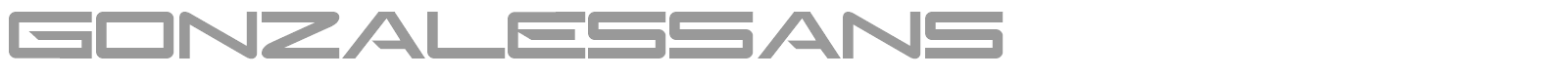 Gonzales Sans font preview