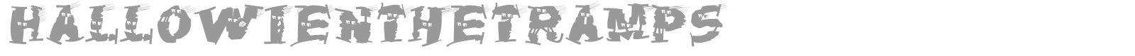 Hallo Wien The Tramps font preview