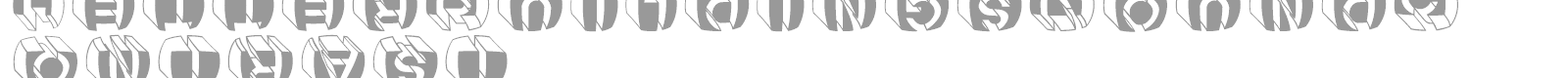 Letter Buildings Round font preview