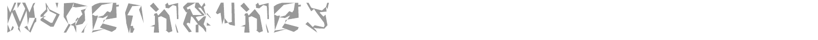 Modern Runes font preview