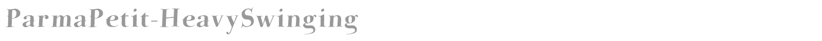 Parma Petit font preview