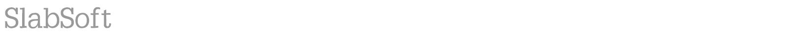 Slabsoft font preview