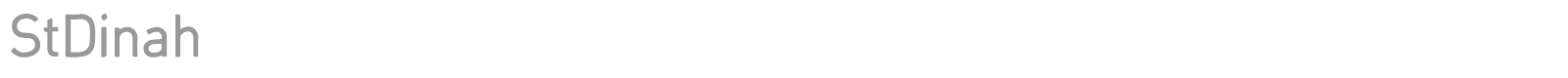 St. Dinah font preview