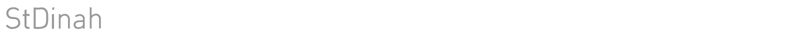 St. Dinah font preview