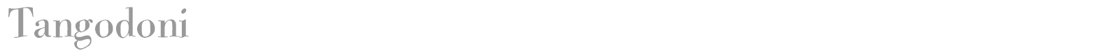 Tangodoni font preview