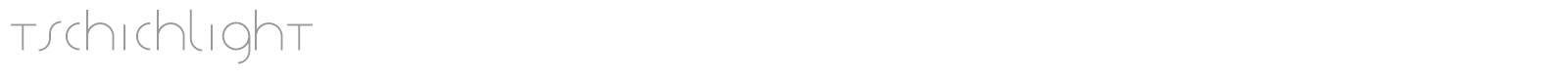 Tschich font preview