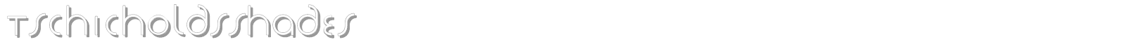 Tschich font preview