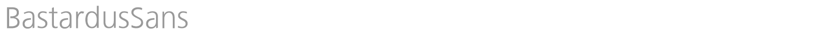 Bastardus Sans font preview