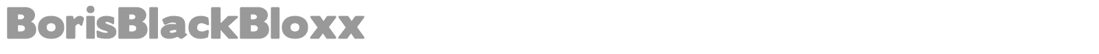Boris Black Bloxx font preview