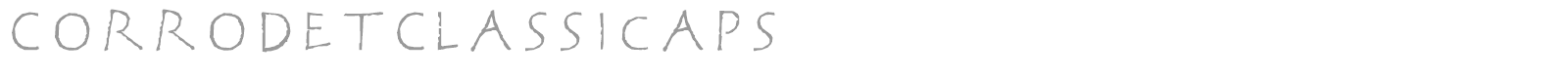 Corrodet font preview