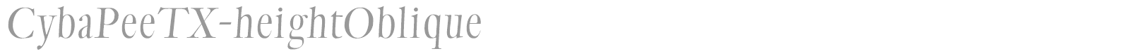 Cyba Pee font preview