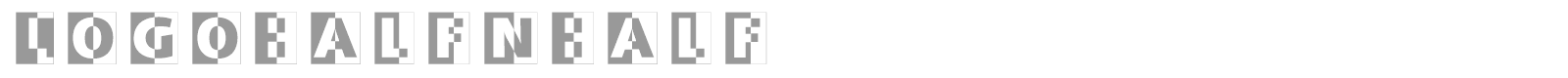 Logo Half N Half font preview