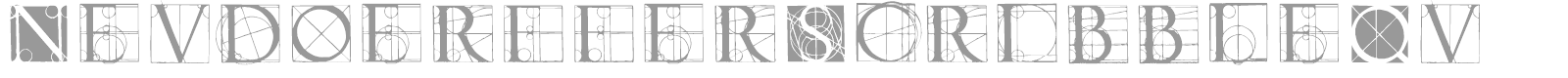 Neudoerffer SQ font preview