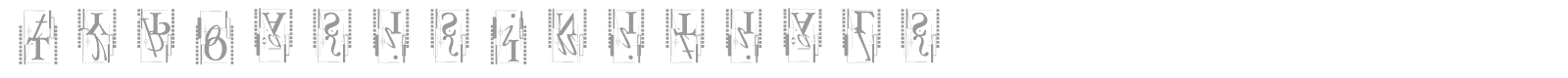 TypOasis Initials font preview