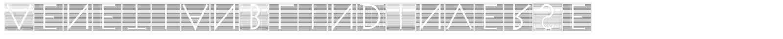 Venetian Blind font preview