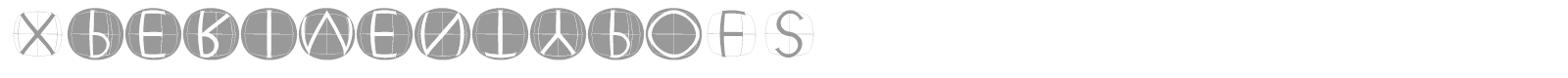 Xperimentypo FS font preview