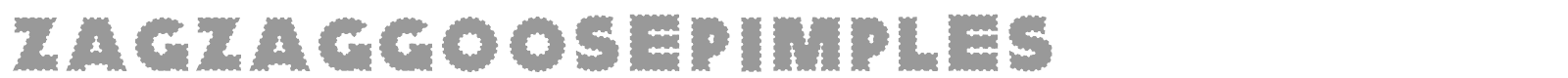 Zag Zag font preview