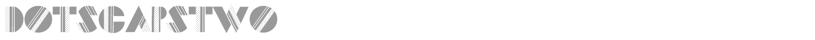 Dots Caps Two font preview