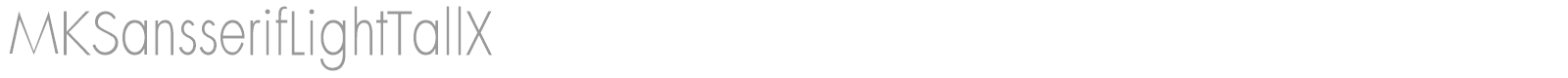 MK Sans Tall Medium font preview