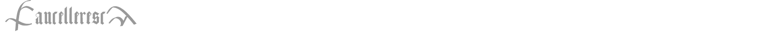Cancelleresca font preview