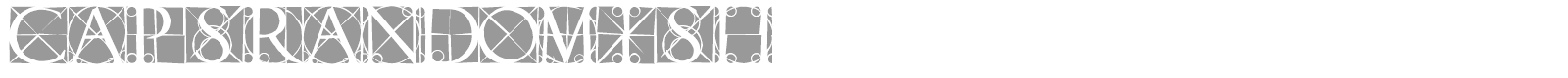 Caps Randomish font preview