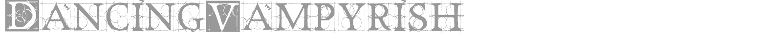 Dancing Vampyrish font preview