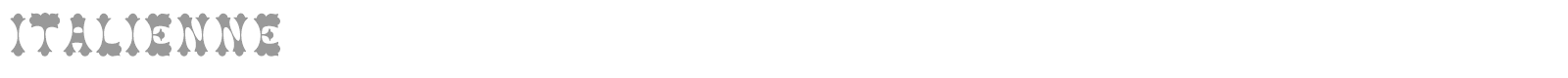 Italian Evolution font preview