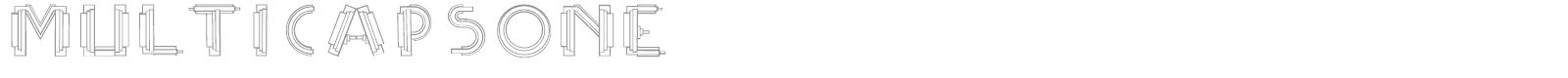 Multi Caps font preview